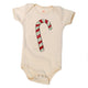 Candy Cane - Baby Organic Onesie