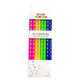 Rainbow Gold Dotted 16 Candle Set