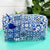 Blue Mosaic Quilted Makeup Bags | Cosmetic Toiletry Bag