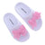 Kids White with Pink Bow Sandal