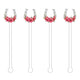 Derby Horseshoe Acrylic Stir Sticks