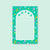 Aqua Rainbow Notepad
