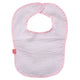 Pink Seersucker Bib
