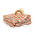 Two-Tone Gingham Cognac/Blue Towels