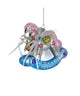 Baby's 1st Christmas Rocking Horse Glass Ornament