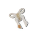 White Coquette Bow Claw Hair Clip