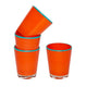 Summer Glass Orange & Turquoise Small 9oz - Set of 4