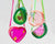 Pink Jelly Heart Handbag