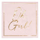 Lunch Napkin Hey Baby Pink - 20pkg