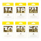White & Gold Number Candle Set