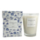 Poivre Noir (Hamptons) 4" High Ball Candle - Blue & White