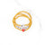 #1 Teacher Gold Beaded Bracelet Set