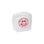 Pink Happy Nylon Pouch w/ Glitter Chenile Patches For Tweens - White!