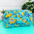 Blue Floral Quilted Makeup Bags | Cosmetic Toiletry Bag