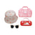 Rainbow Beach Kids Sunglasses with Hat and Case Basket Set