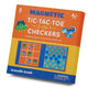 Magnetic Game - Tic Tac Toe & Checkers Dino