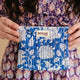 'porcelain' Quilted Coin Pouch