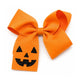 Jack-O-Lantern Hair Bow - Orange