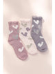 Heart Socks Fuzzy Socks - Assorted Colors