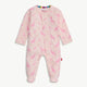 Pink Jolie Giraffe Organic Cotton Mag Footie