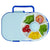 Blue Gobe Kids 2-in-1 Lunchbox with Small Snack Spinner Flip