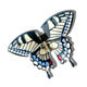 Hand-Painted Mini Swallowtail Butterfly Claw Hair Clip