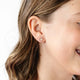 Daisy Stud Earrings - Hypoallergenic, Flat Back