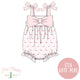 Girls Pink Bow Flamingo Bubble