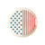 Stars and Stripes Reusable Bamboo Round Serving Tray