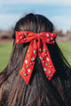 Crimson Ou Bow Barrette