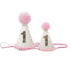 White and Pink Party Small Party Hat