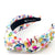 Child Size Otomi Print Headband with Crystals