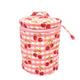 Cherry Round Upright Makeup Bag