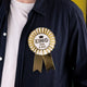 Gold "King For A Day" Birthday Badge