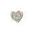 Paisley Heart Hair Claw Clip