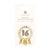 16 Gold Enamel Birthday Pin Badge | 16 | Milestone Birthday