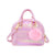 Shiny Dotted Heart Moon Handbag