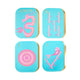 Game Night Mahjong Tile Dinner Plates