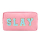 Pastel Varsity Collection Cosmetic Bag Slay