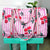 Cherry Quilted Duffle Bag | Weekender Travel Overnight Bag