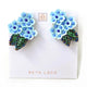 Blue Hydrangea Earrings