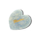 Hand-Painted Blue Mama Heart Acetate Claw Hair Clip