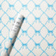 Blue Watercolor Bow Trellis Wrapping Paper Roll