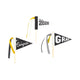 Black Graduation Felt Pennant Banner Set