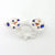 Smu White Logo Bow Scrunchie