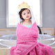 Pink Princess Hooded Towel For Toddlers