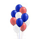Red, Blue & White Balloon Bouquet