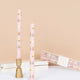 Floral Pattern Table Candles