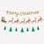 Santa, Sleigh & Reindeer Garland