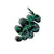 Hand-Painted Snake Claw Hair Clip | Eco-Friendly